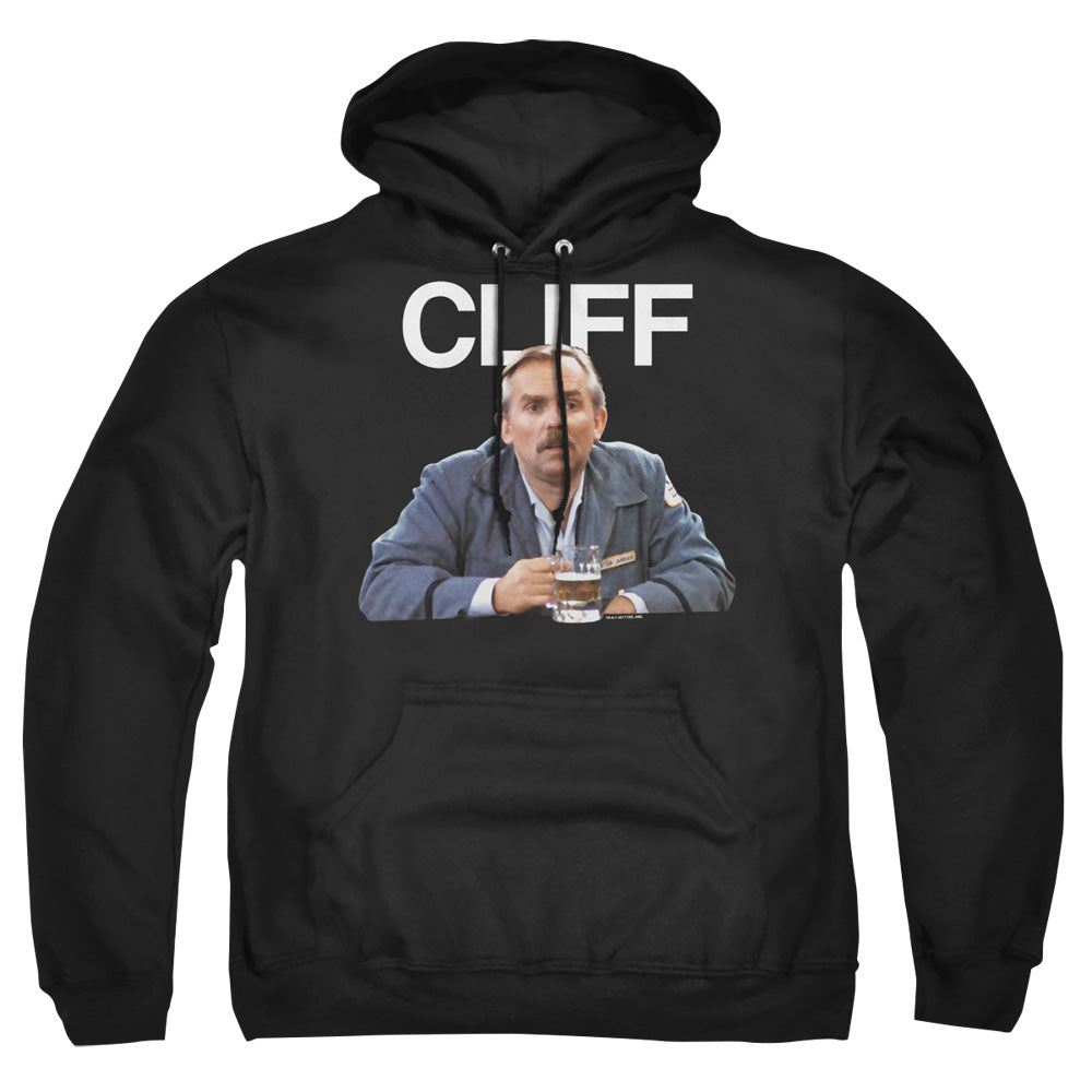 Cheers Cliff Mens Hoodie Black Officially Licensed