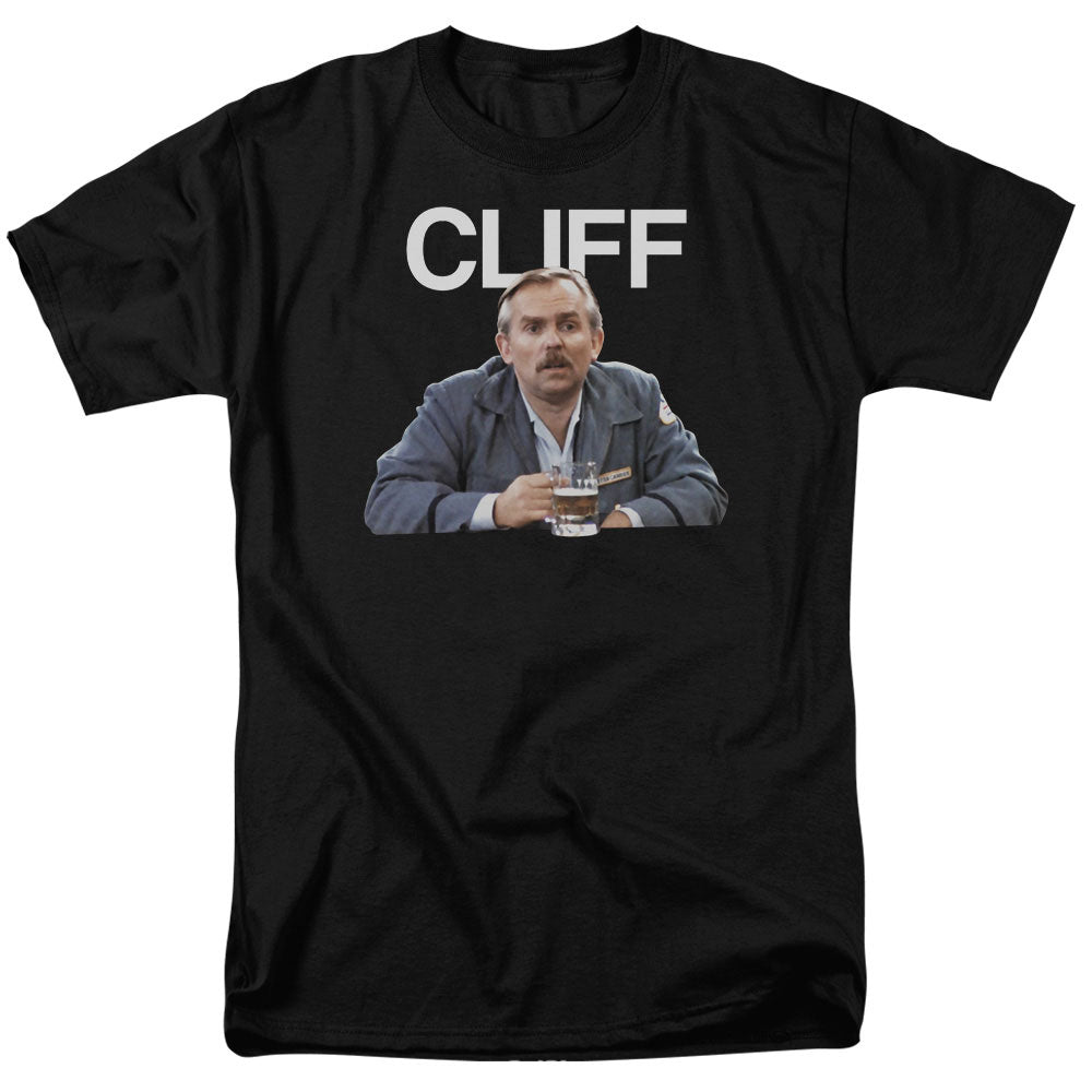 Cheers Cliff Mens T Shirt Black Officially Licensed