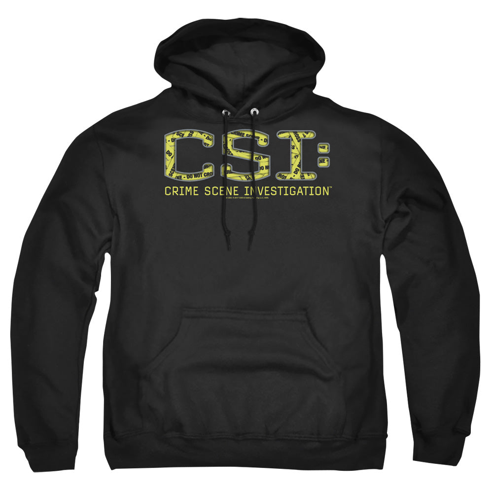 Csi Collage Logo Mens Hoodie Black Officially Licensed
