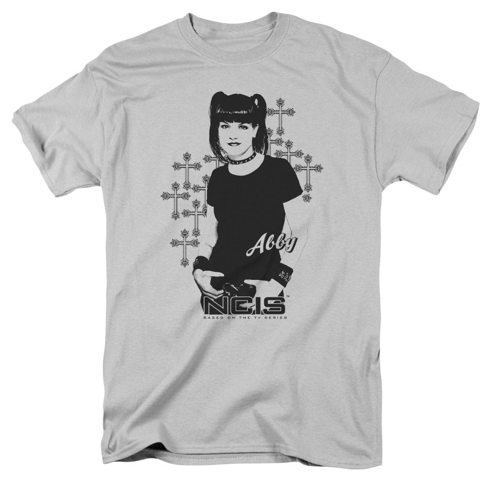 Ncis Abby Sciuto Mens T Shirt Silver Officially Licensed