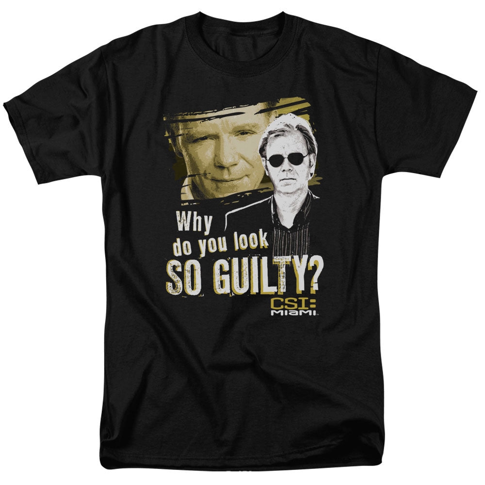 Csi Miami So Guilty Mens T Shirt Black Officially Licensed