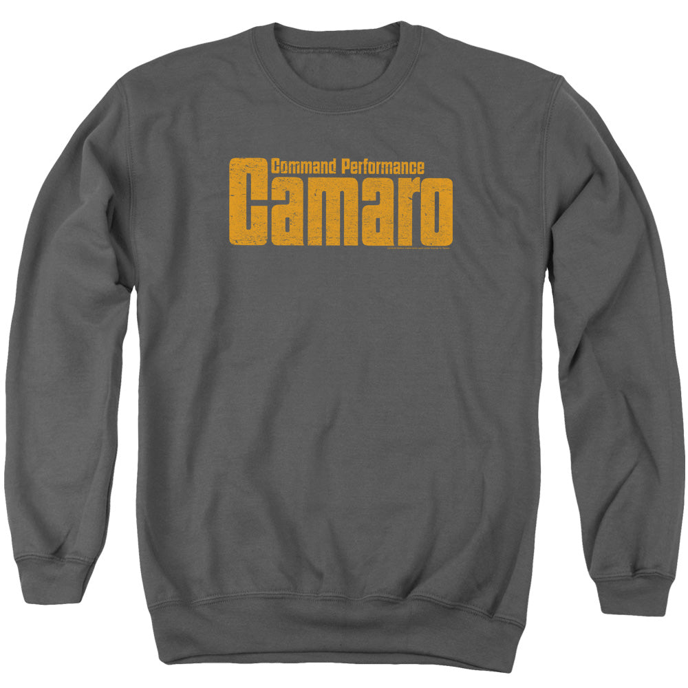 Chevrolet Command Performance Mens Crewneck Sweatshirt Charcoal Officially Licensed