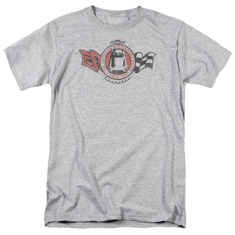 Chevrolet Gentlemens Racer Mens T Shirt Athletic Heather Officially Licensed