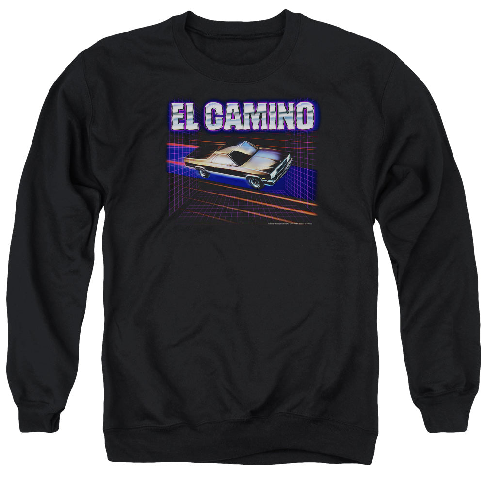 Chevrolet El Camino 85 Mens Crewneck Sweatshirt Black Officially Licensed