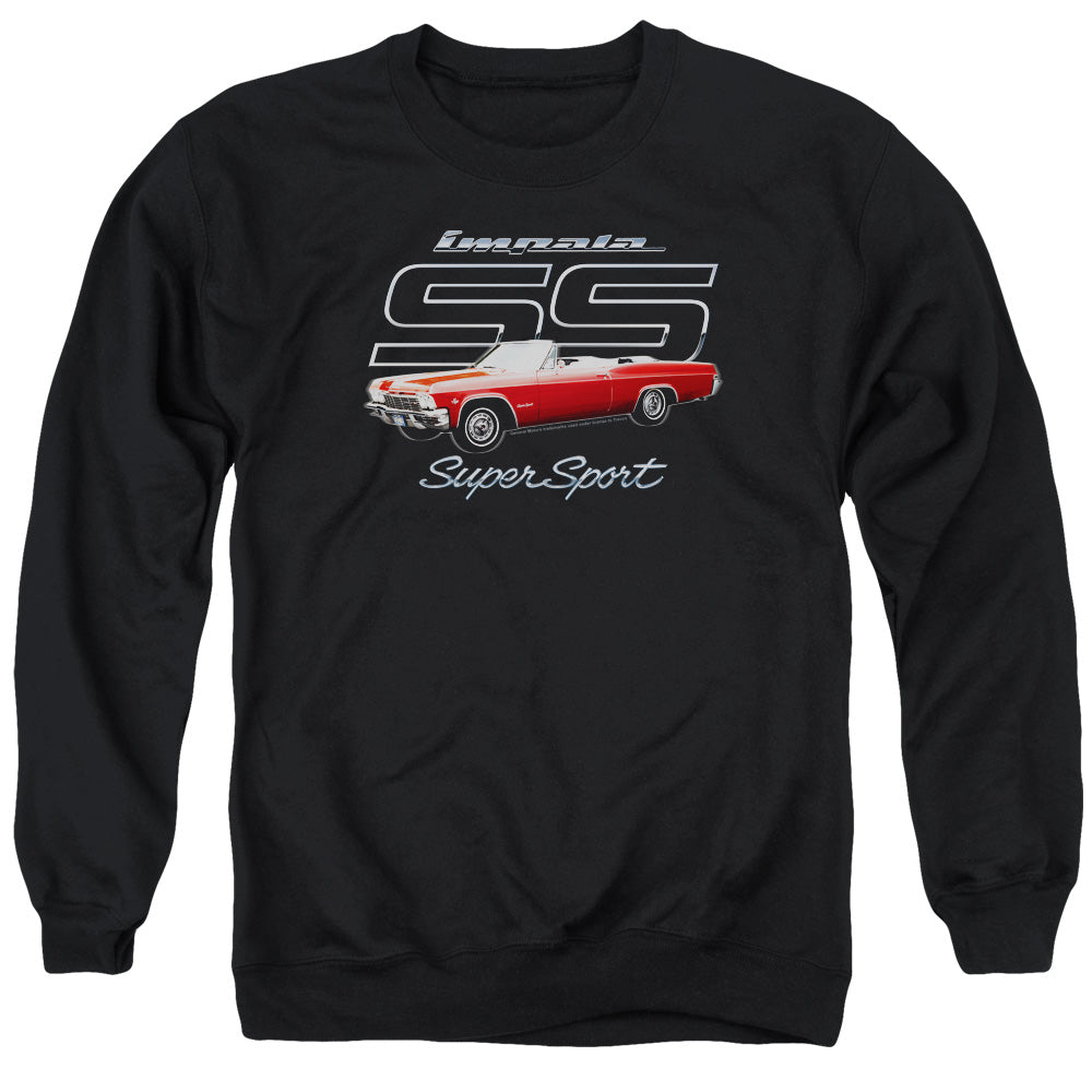 Chevrolet Impala Ss Mens Crewneck Sweatshirt Black Officially Licensed