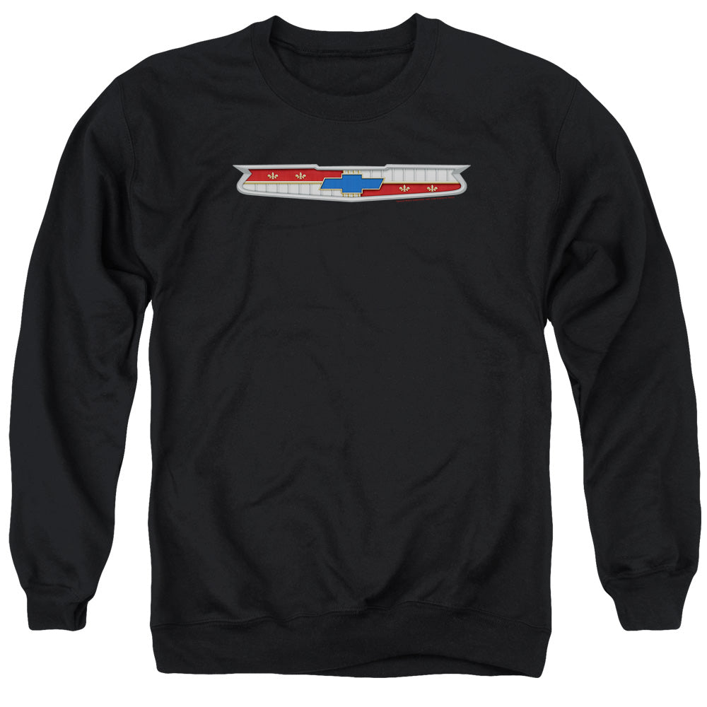 Chevrolet 56 Bel Air Emblem Mens Crewneck Sweatshirt Black Officially Licensed