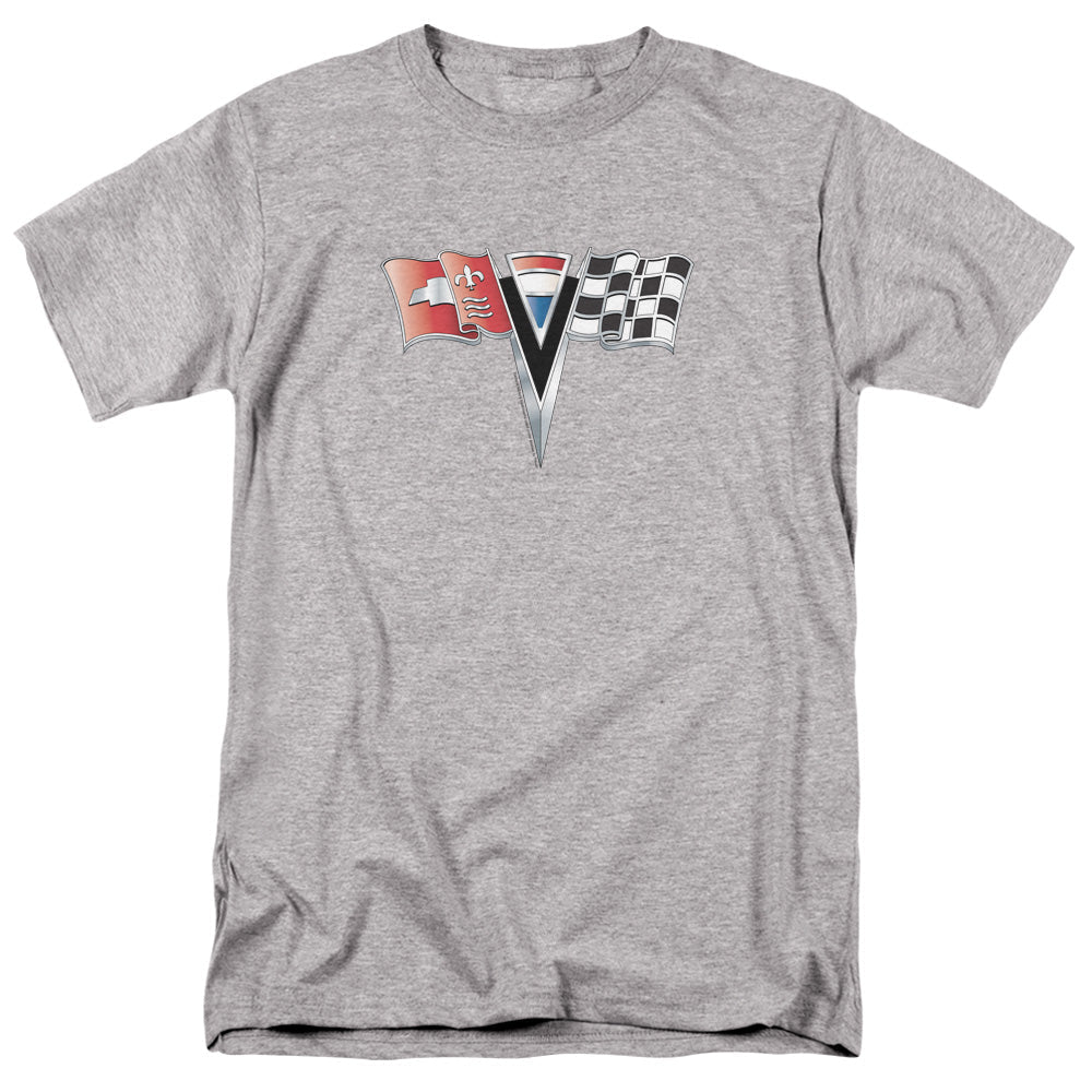 Chevrolet 2Nd Gen Vette Nose Emblem Mens T Shirt Athletic Heather Officially Licensed