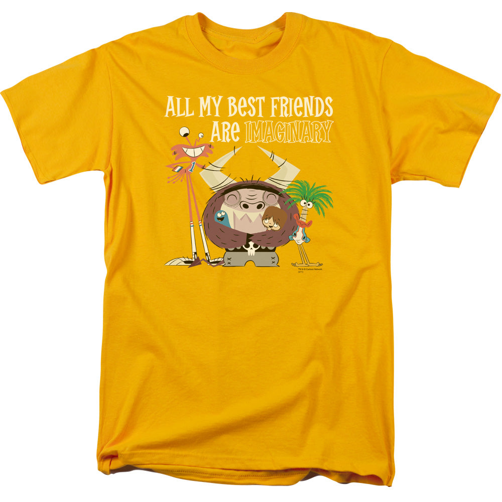 Fosters Imaginary Friends Mens T Shirt Gold Officially Licensed
