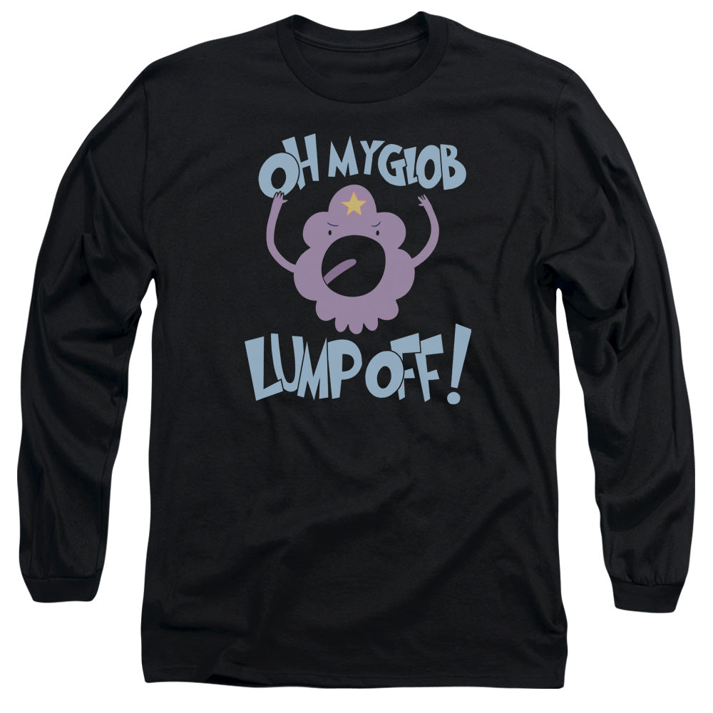 Adventure Time Lump Off Mens Long Sleeve Shirt Black Officially Licensed