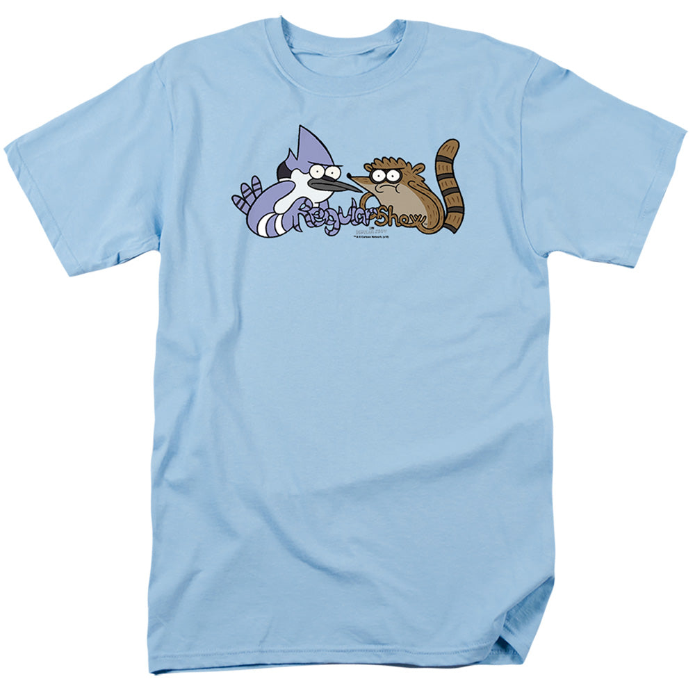 The Regular Show Tattoo Art Mens T Shirt Light Blue Officially Licensed