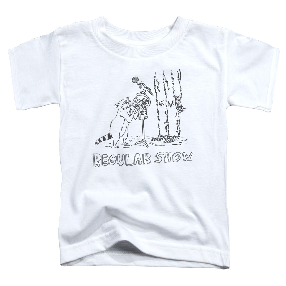The Regular Show Tattoo Art Toddler Kids Youth T Shirt White Officially Licensed