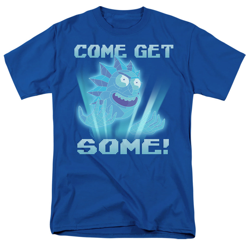 Rick And Morty Come Get Some Mens T Shirt Royal Officially Licensed