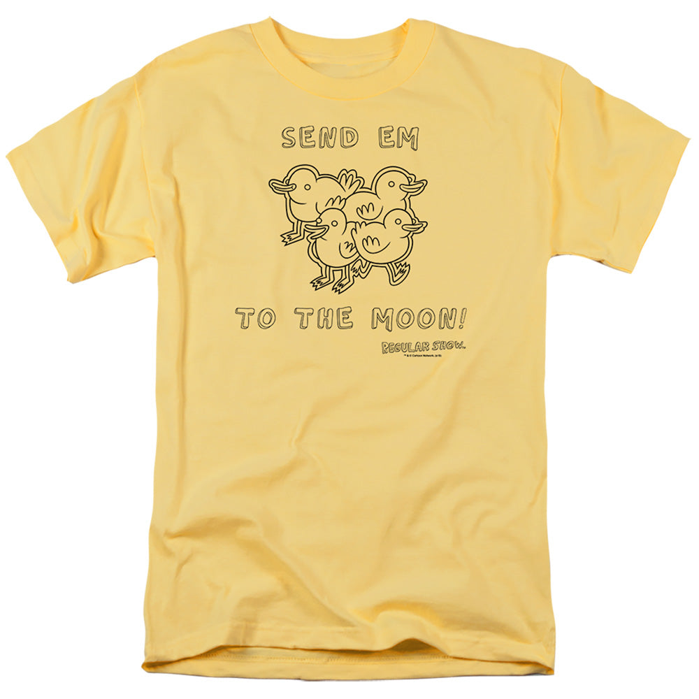 Regular Show Baby Ducks Mens T Shirt Banana
