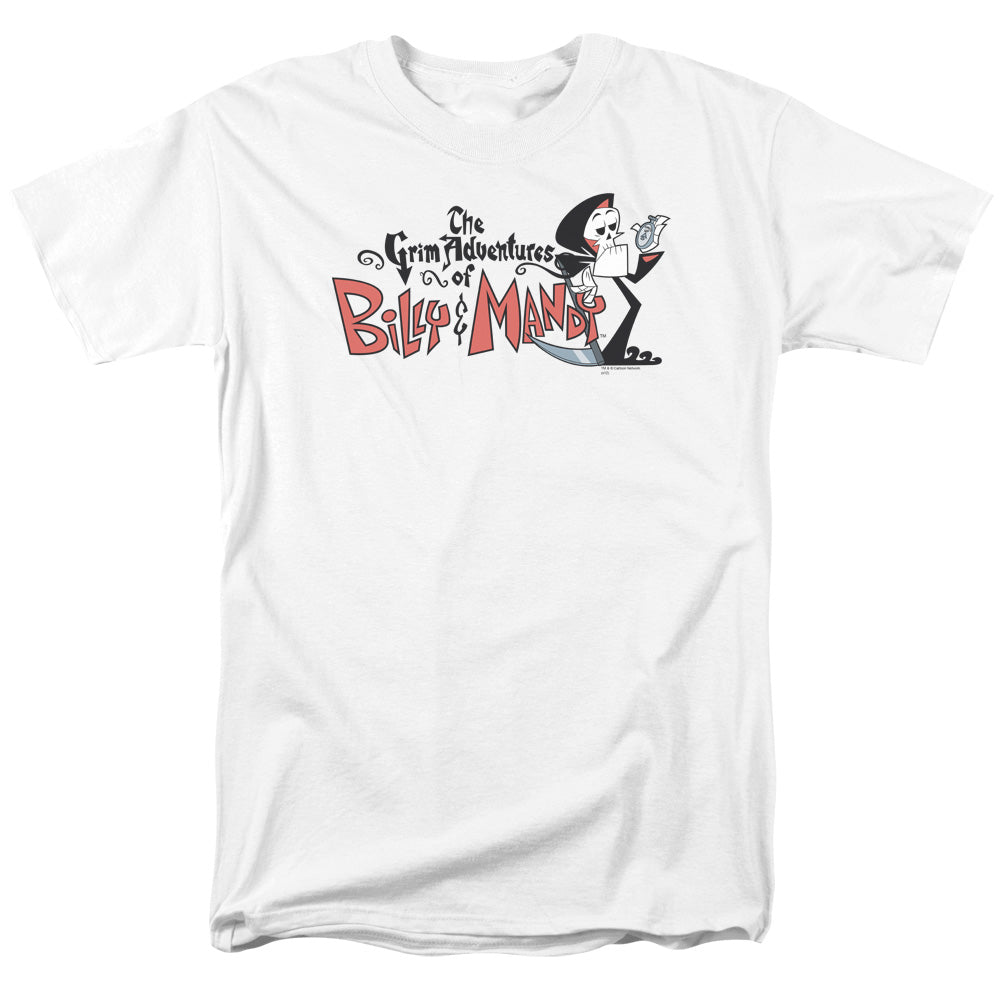 Billy & Mandy Logo Mens T Shirt White Officially Licensed
