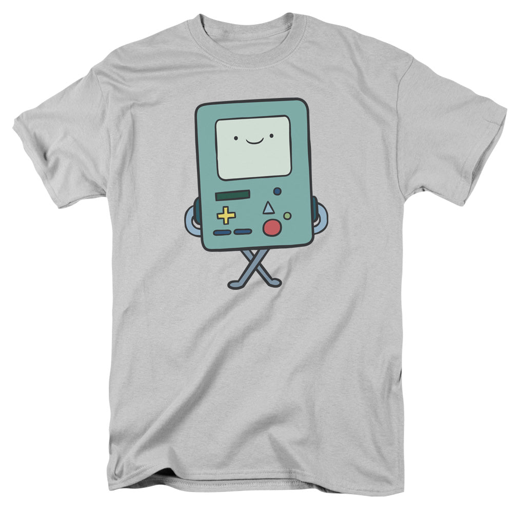 Adventure Time Bmo Mens T Shirt Silver Officially Licensed