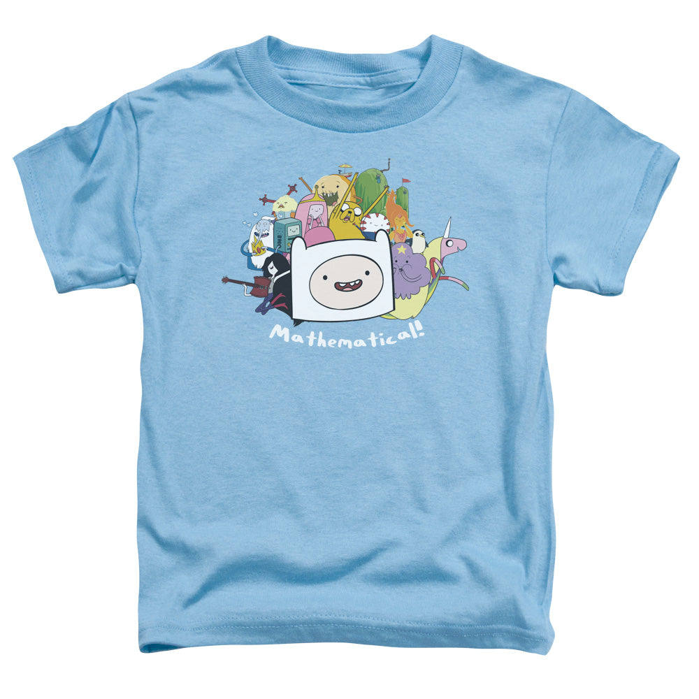 Adventure Time Mathematical Toddler Kids Youth T Shirt Carolina Blue Officially Licensed
