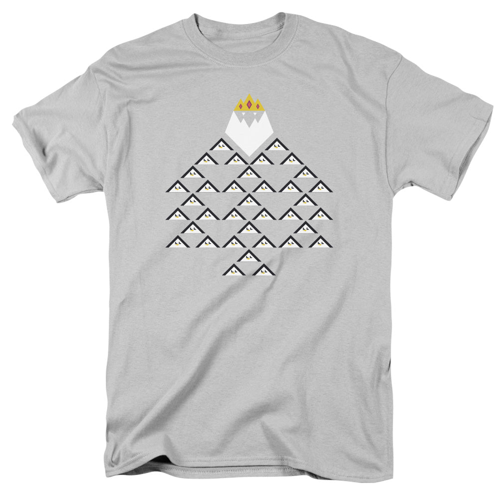 Adventure Time Ice King Triangle Mens T Shirt Silver Officially Licensed