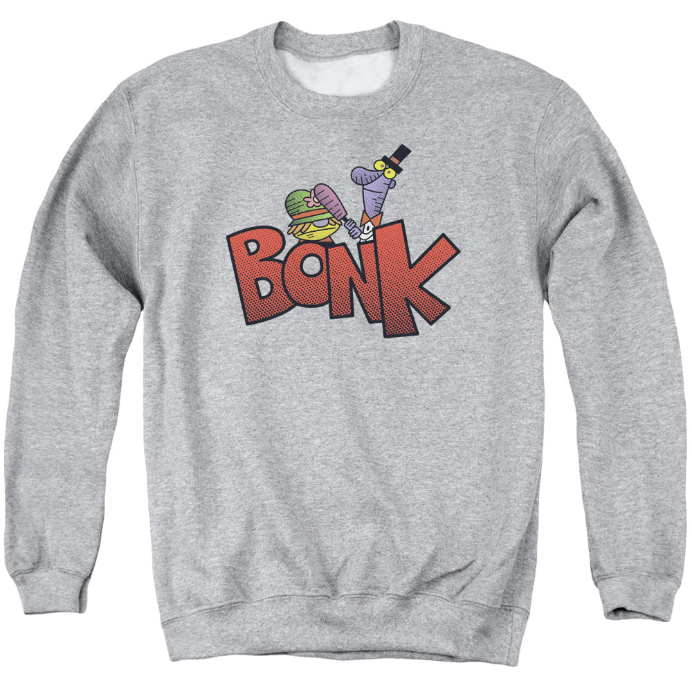 Dexters Laboratory Bonk Mens Crewneck Sweatshirt Athletic Heather