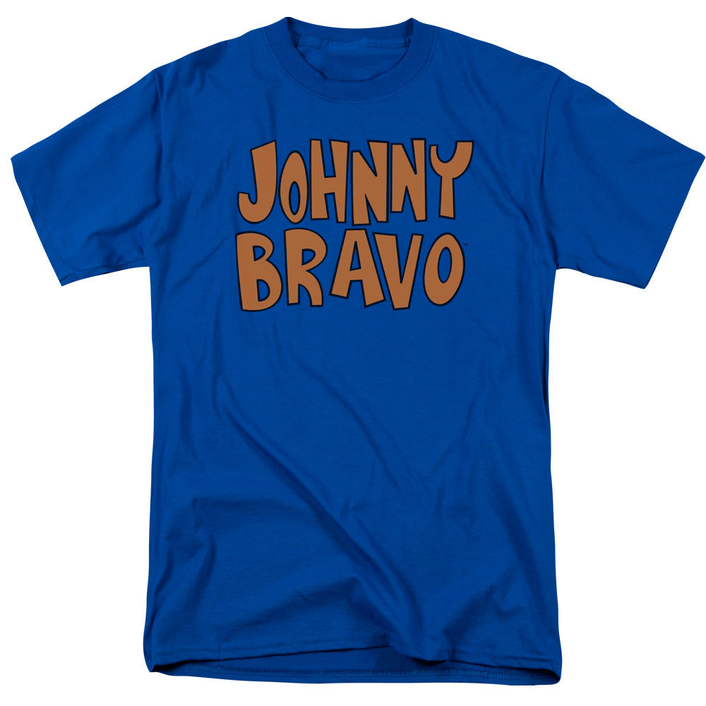 Johnny Bravo Jb Logo Mens T Shirt Royal Officially Licensed