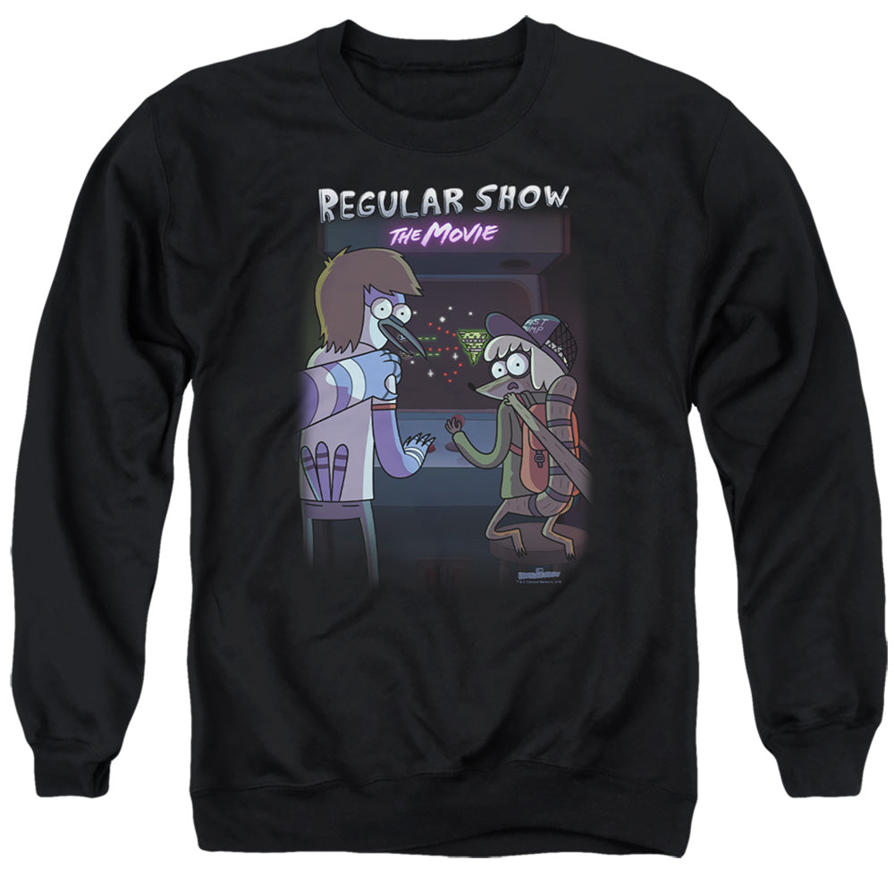 Regular Show Rs The Movie Mens Crewneck Sweatshirt Black Officially Licensed