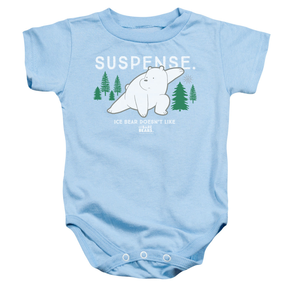 We Bare Bears Suspense Infant Baby Snapsuit Light Blue Officially Licensed