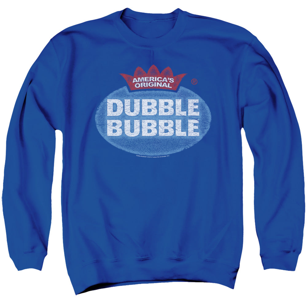 Dubble Bubble Vintage Logo Mens Crewneck Sweatshirt Royal