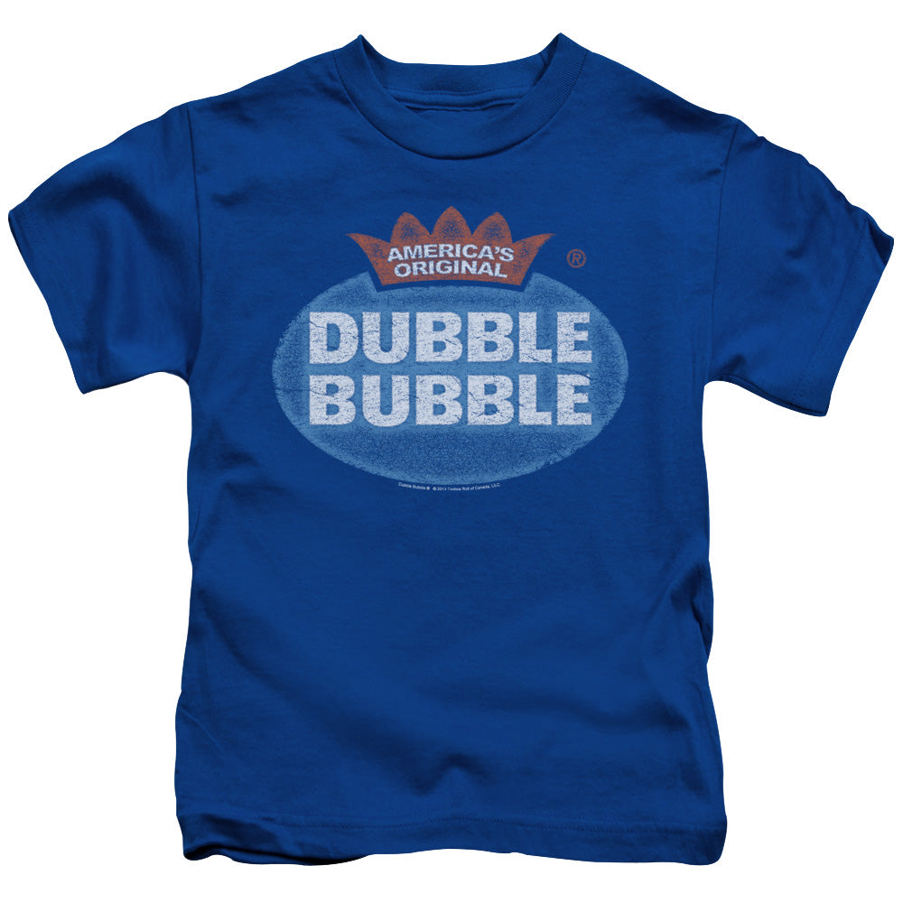 Dubble Bubble Vintage Logo Juvenile Kids Youth T Shirt Royal Blue (4) Officially Licensed
