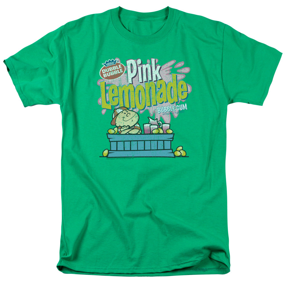 Dubble Bubble Pink Lemonade Mens T Shirt Kelly Green Officially Licensed