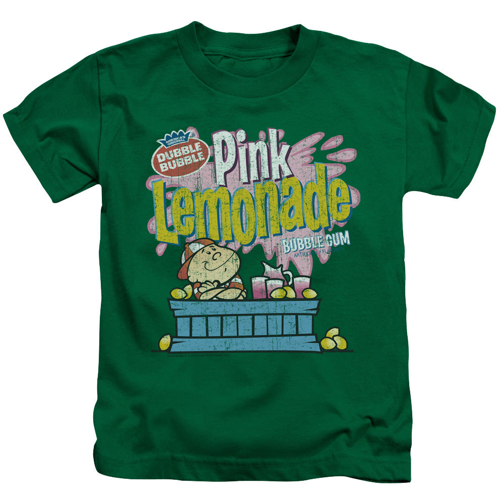 Dubble Bubble Pink Lemonade Juvenile Kids Youth T Shirt Kelly Green (4) Officially Licensed