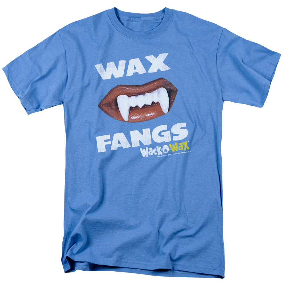Dubble Bubble Wax Fangs Mens T Shirt Carolina Blue Officially Licensed