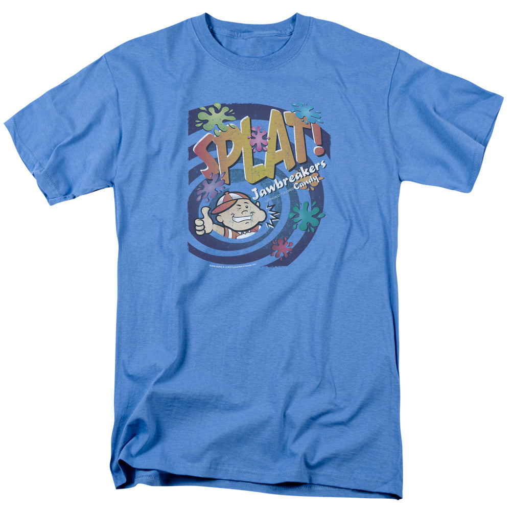 Dubble Bubble Splat Jawbreakers Mens T Shirt Carolina Blue Officially Licensed