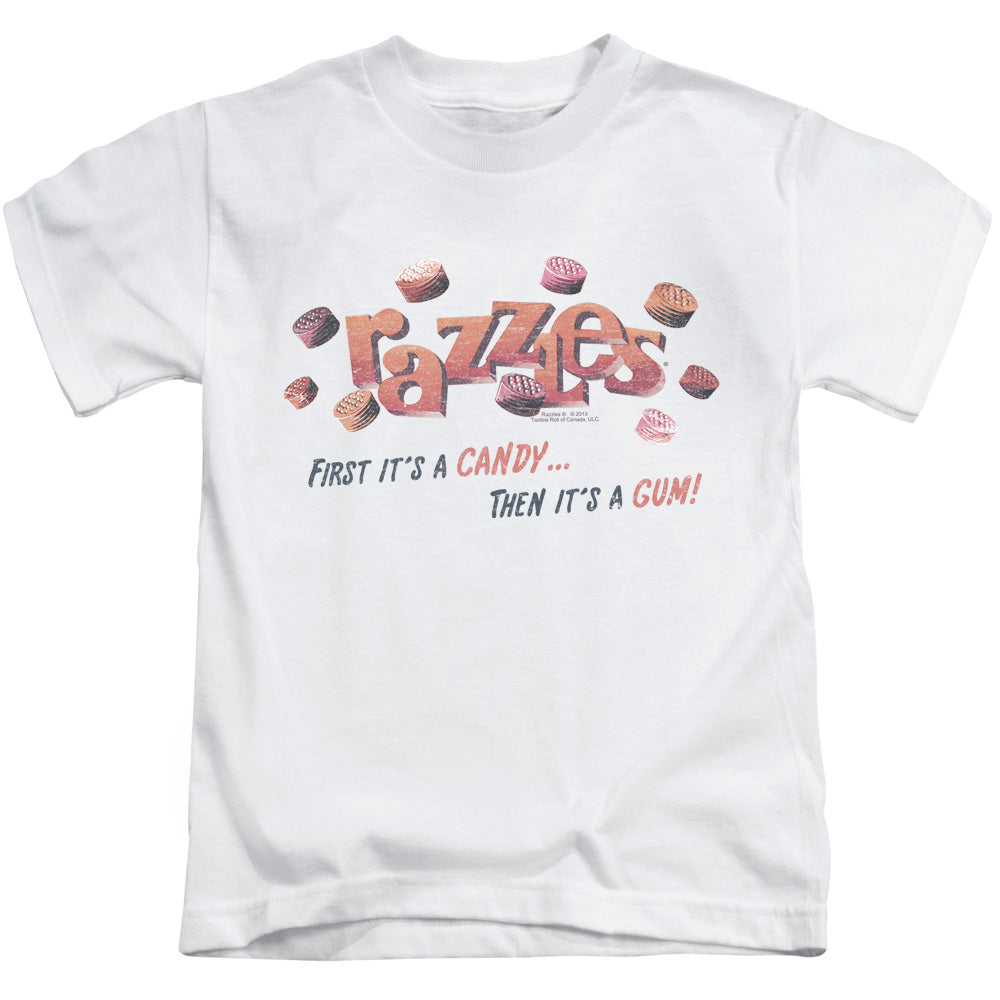 Dubble Bubble a Gum and a Candy Juvenile Kids Youth T Shirt White (5 6) Officially Licensed