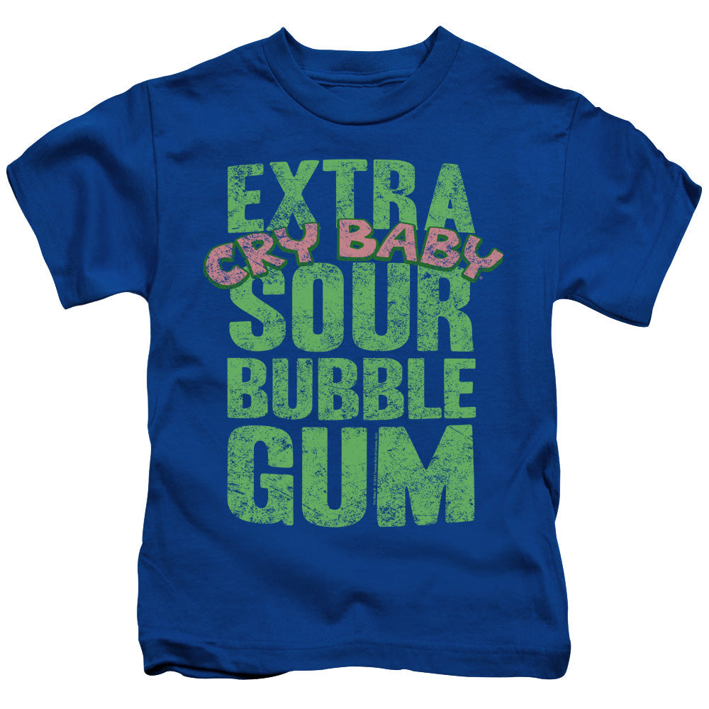 Dubble Bubble Extra Sour Juvenile Kids Youth T Shirt Royal Blue (7) Officially Licensed