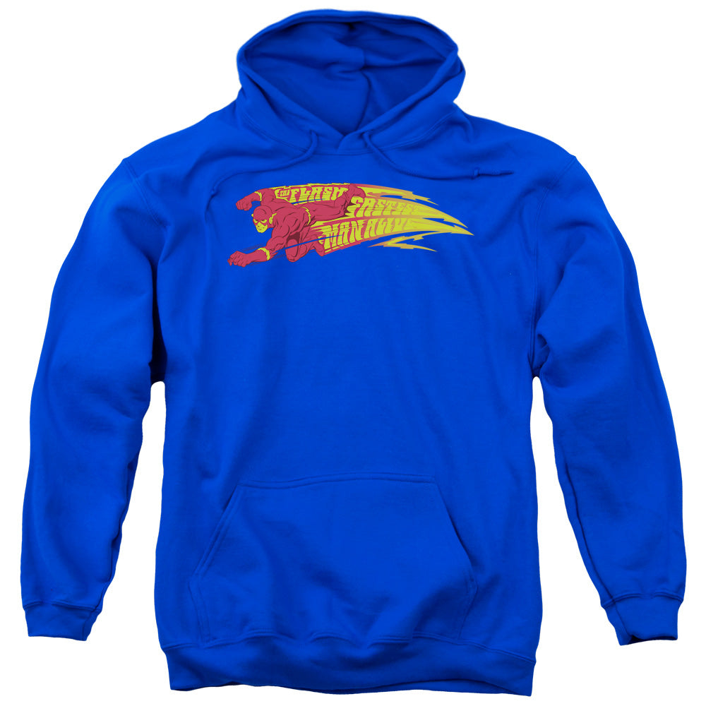 DC Comics Flash Fastest Man Alive Mens Hoodie Royal Blue Officially Licensed