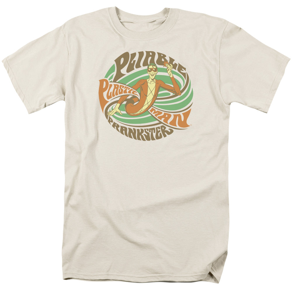 Dc Pliable Prankster Mens T Shirt Cream Officially Licensed
