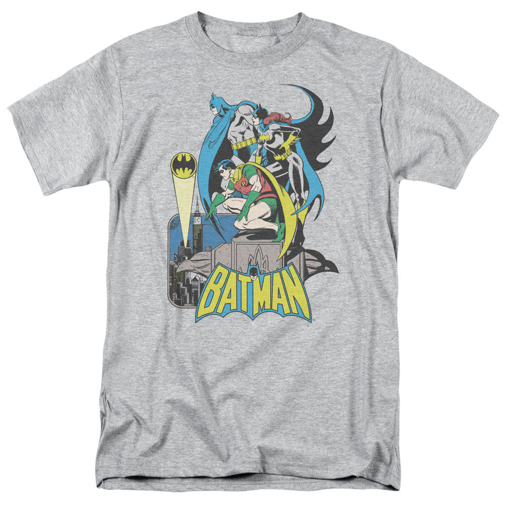 Dc Batman Heroic Trio Mens T Shirt Athletic Heather Officially Licensed