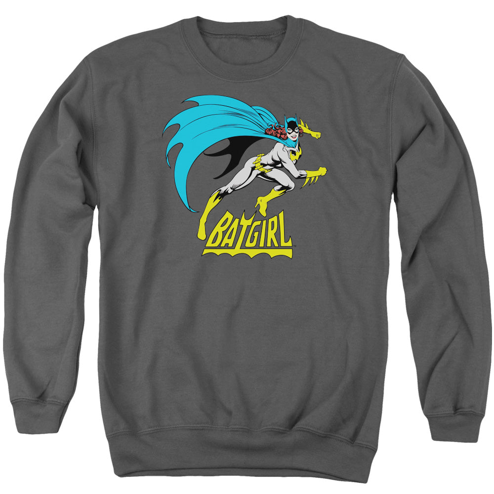 DC Comics Batgirl is Hot Mens Crewneck Sweatshirt Charcoal Officially Licensed
