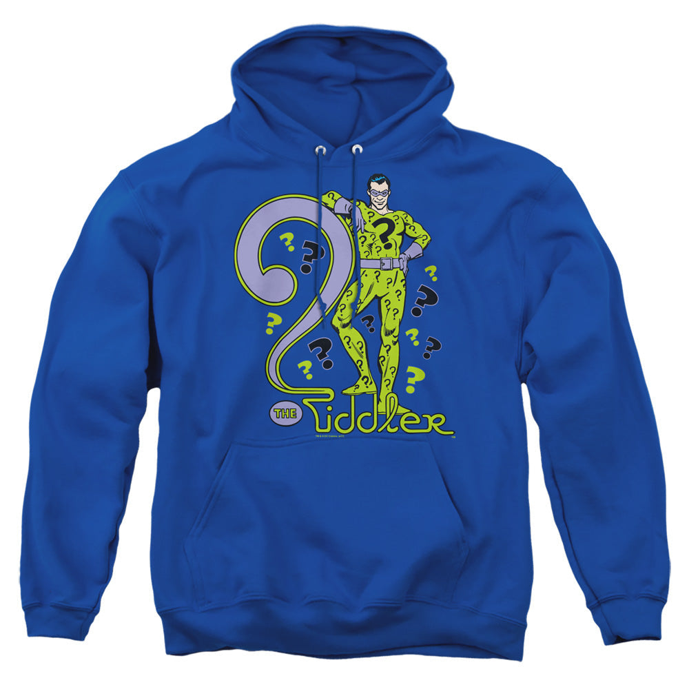 Dc The Riddler Mens Hoodie Royal Blue Officially Licensed