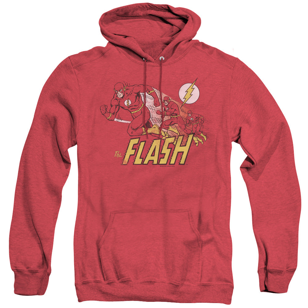 DC Comics Flash Crimson Comet Heather Mens Hoodie Red Officially Licensed