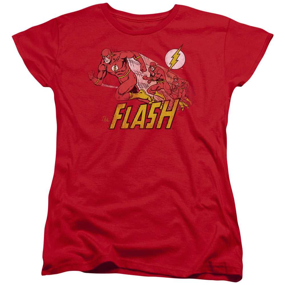 DC Comics Flash Crimson Comet Womens T Shirt Red Officially Licensed