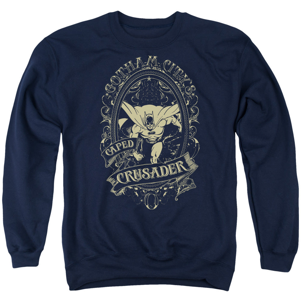 Dc Gotham Crusader Mens Crewneck Sweatshirt Navy