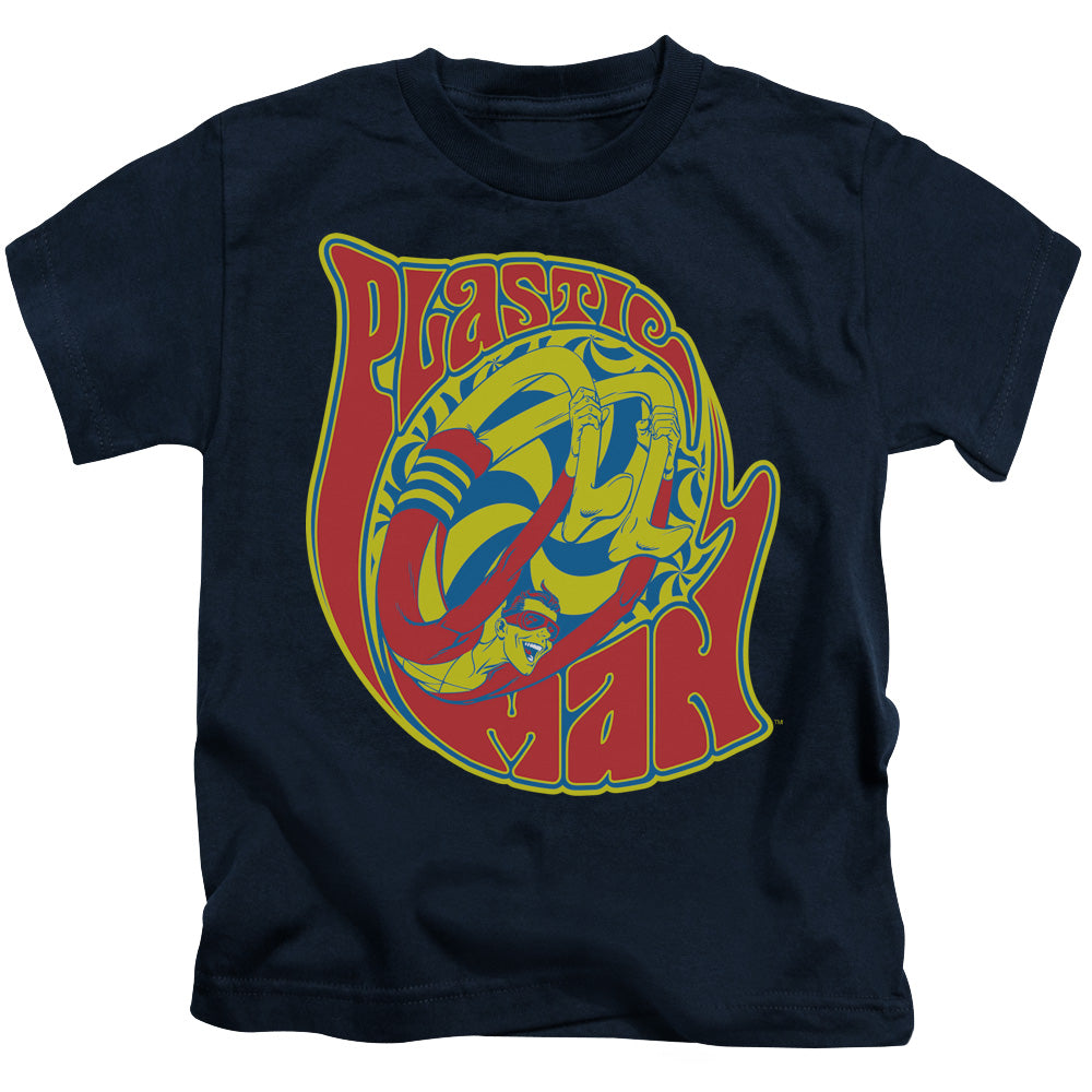 DC Comics How I Roll Juvenile Kids Youth T Shirt Navy Blue Officially Licensed