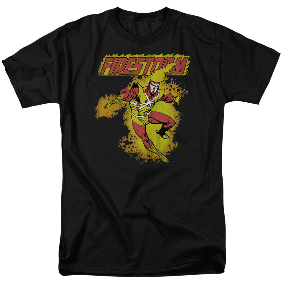 DC Comics Firestorm Mens T Shirt Black Officially Licensed