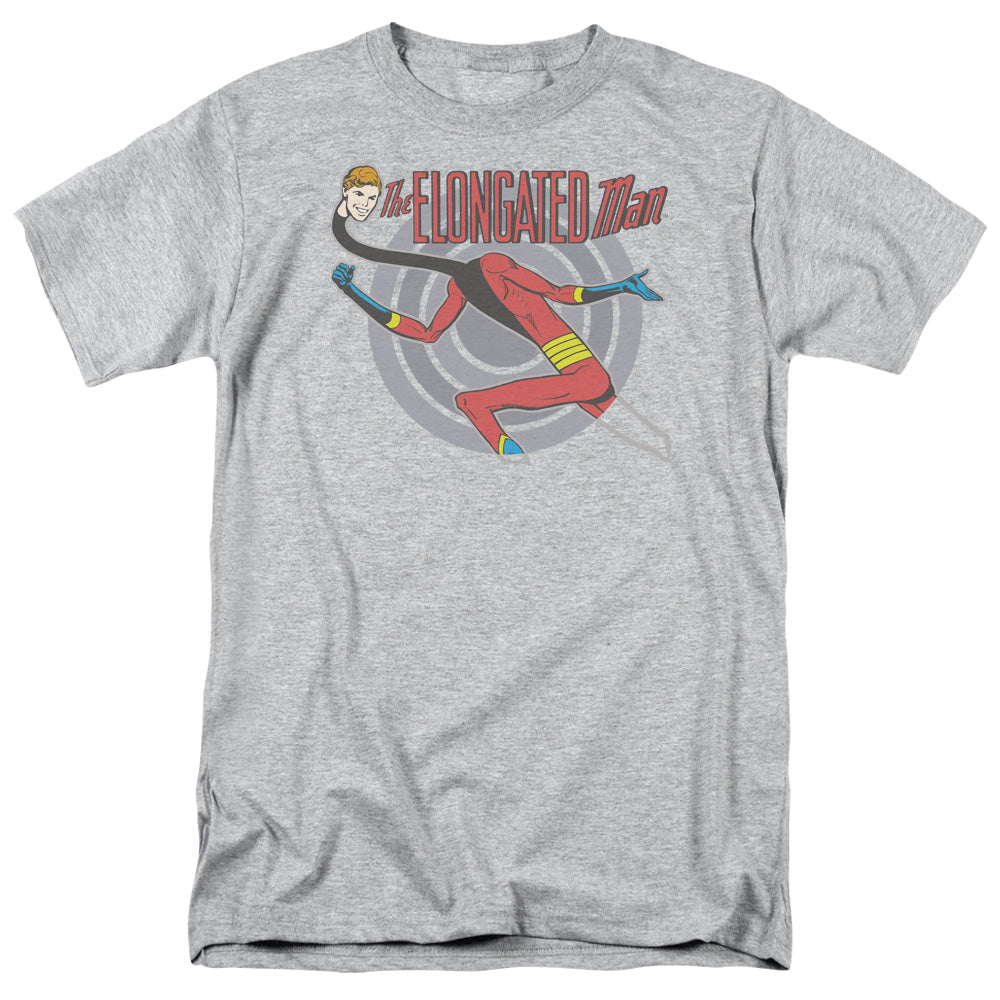 Dc Elongated Man Mens T Shirt Athletic Heather Officially Licensed