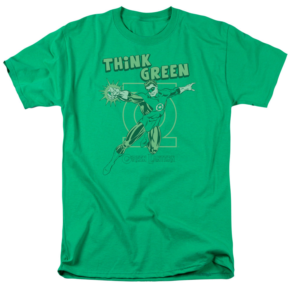 Dc Think Green Mens T Shirt Kelly Green Officially Licensed