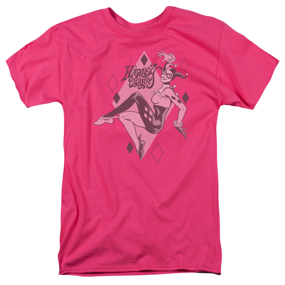 Dc Harley Quinn Mens T Shirt Hot Pink Officially Licensed