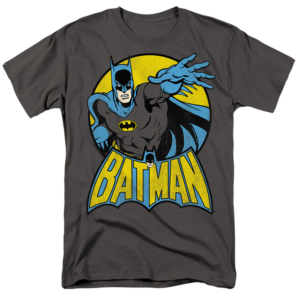 Dc Batman Mens T Shirt Silver Officially Licensed