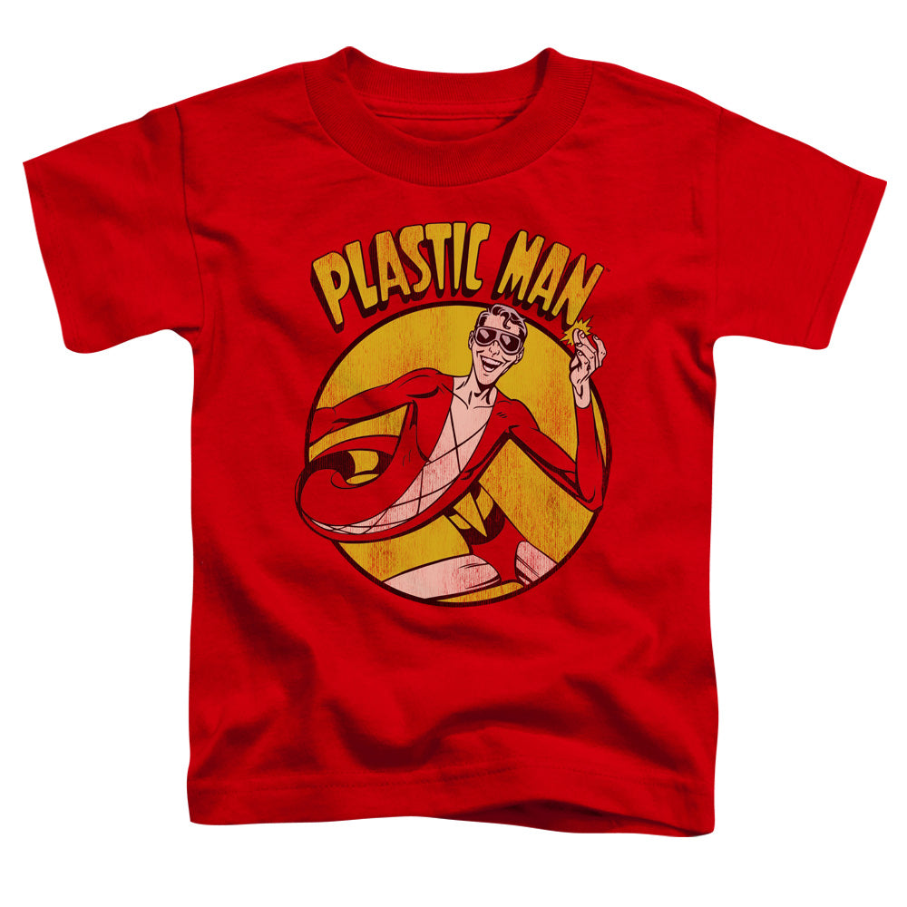 DC Comics Plastic Man Toddler Kids Youth T Shirt Red Officially Licensed