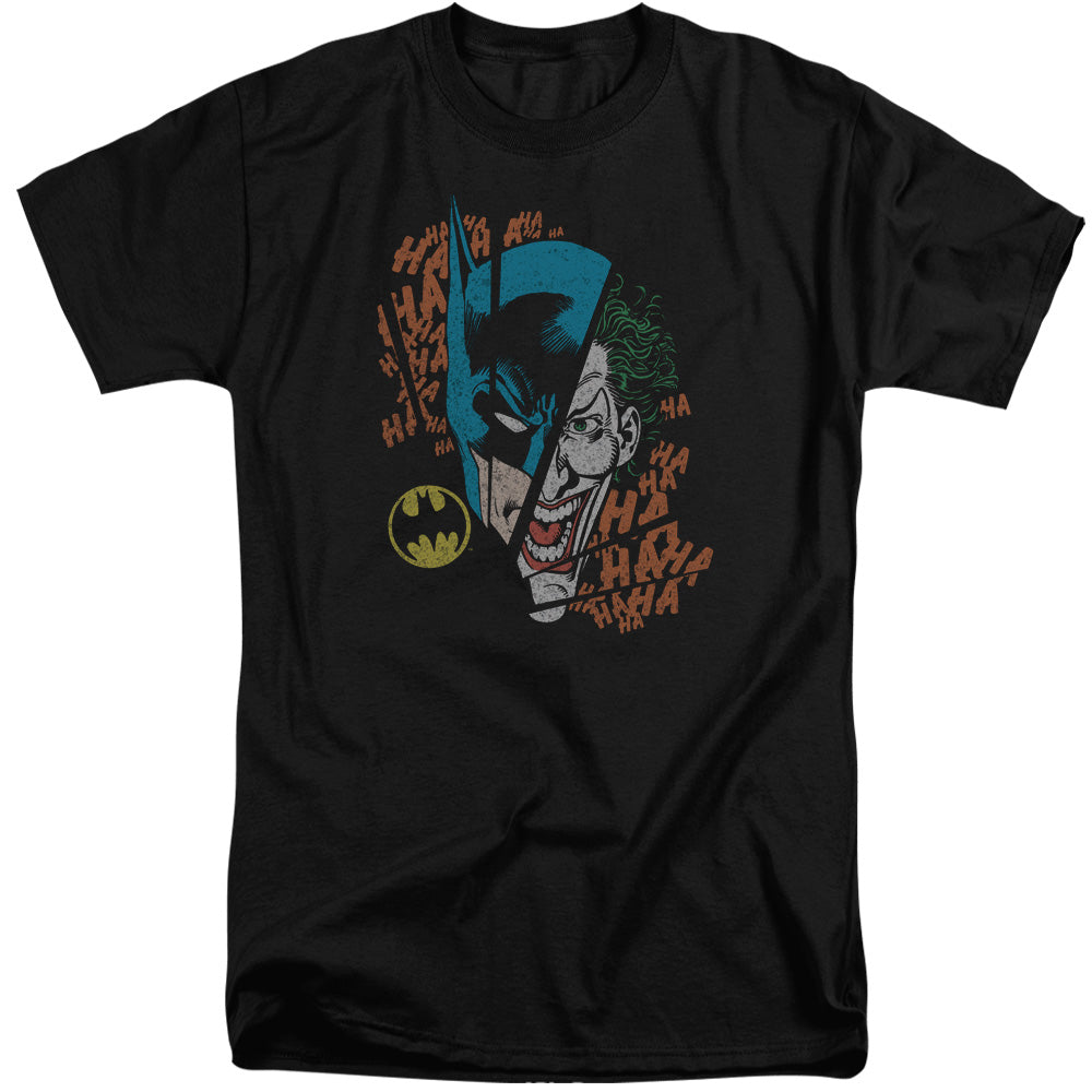 DC Comics Broken Visage Mens Tall T Shirt Adult Tall Black Officially Licensed