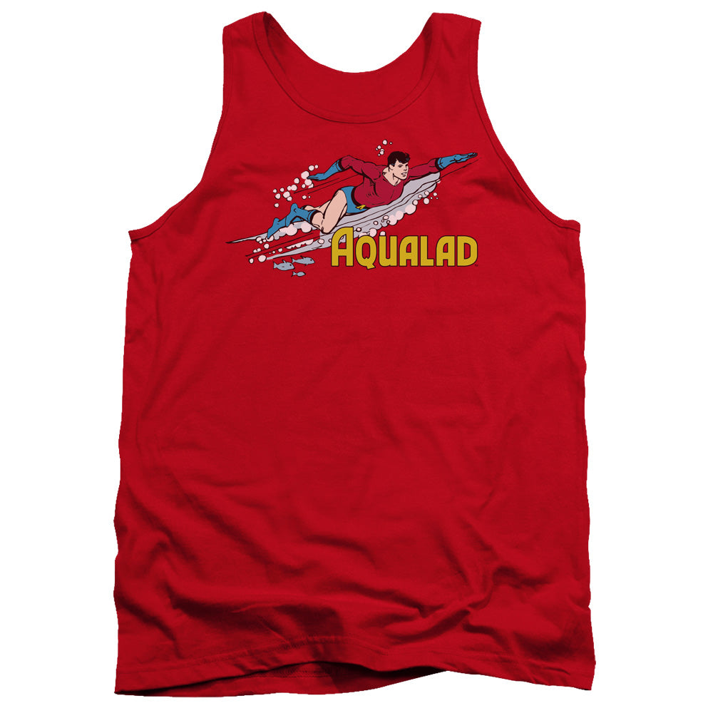 DC Comics Aqualad Mens Tank Top Shirt Red Officially Licensed